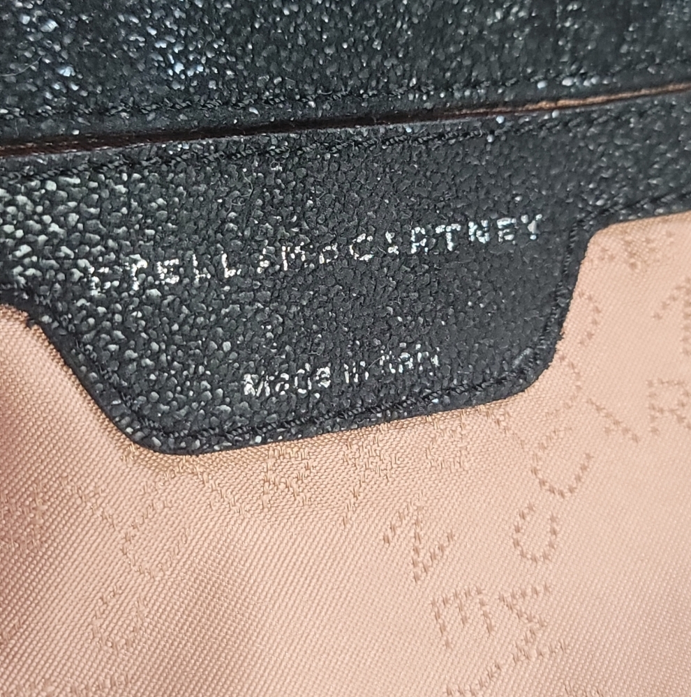 Stella McCartney Black Shaggy Deer Falabella Chain Crossbody Bag - Picture 16 of 16
